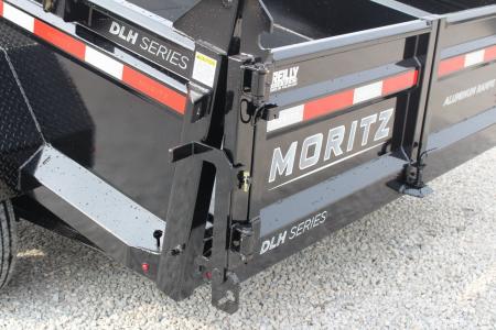 New 2026 Moritz 6' 10" x 14' Heavy Commercial DLH Series Dump Trailer - 16000# GVW