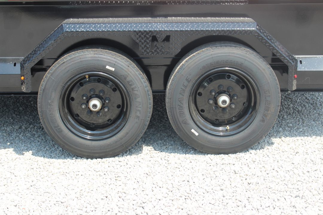 New 2026 Moritz 6' 10" x 14' Heavy Commercial DLH Series Dump Trailer - 16000# GVW