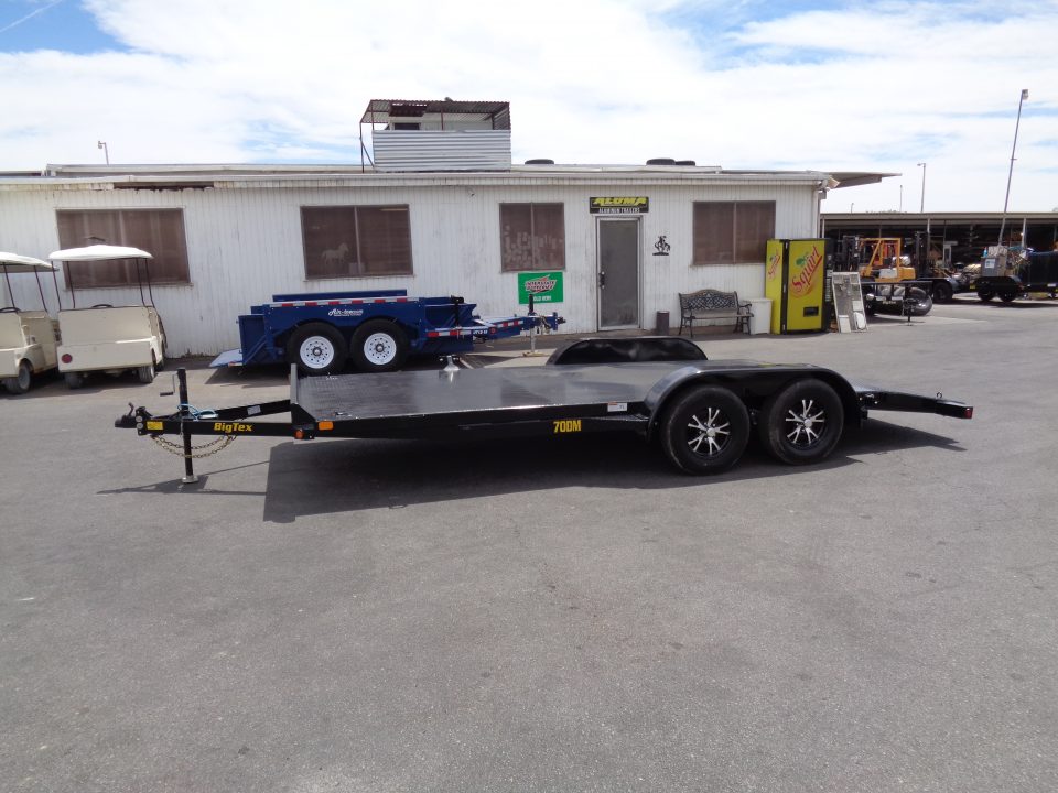 New 2026 Big Tex Trailers * 70DM-18 * 18Ft Tandem Axle Steel Diamond Back 7k Car Hauler