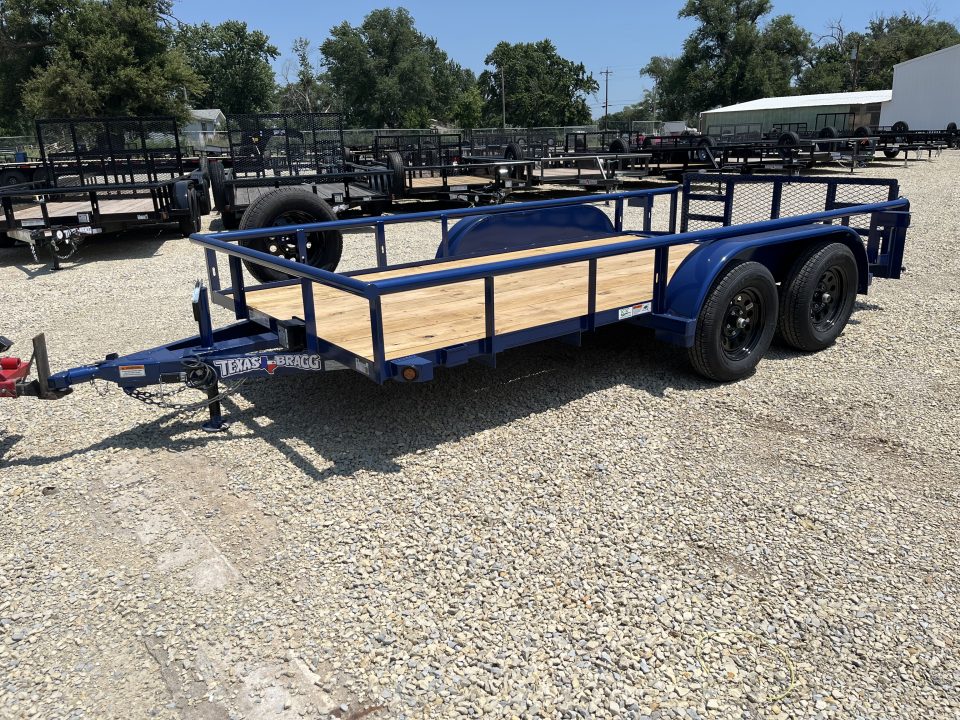 New 2026 Texas Bragg Trailers 77x14 Light Pipe Utility Trailer