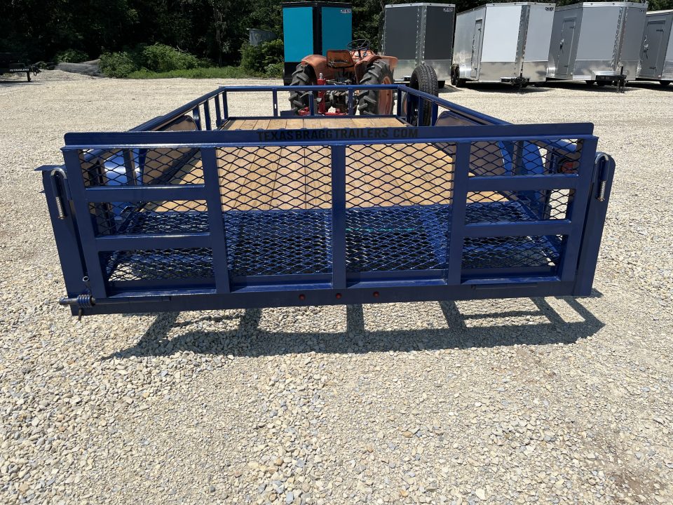 New 2026 Texas Bragg Trailers 77x14 Light Pipe Utility Trailer