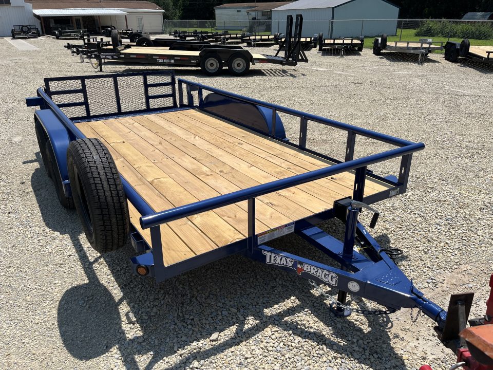 New 2026 Texas Bragg Trailers 77x14 Light Pipe Utility Trailer