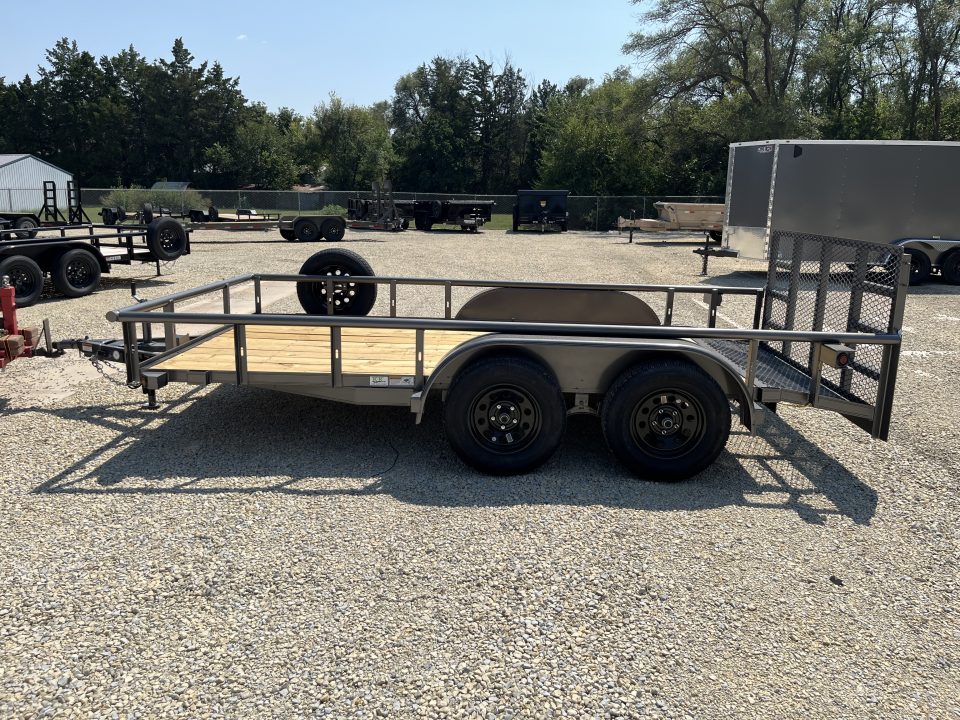 New 2026 Texas Bragg Trailers 83x14 Light Pipe Utility Trailer
