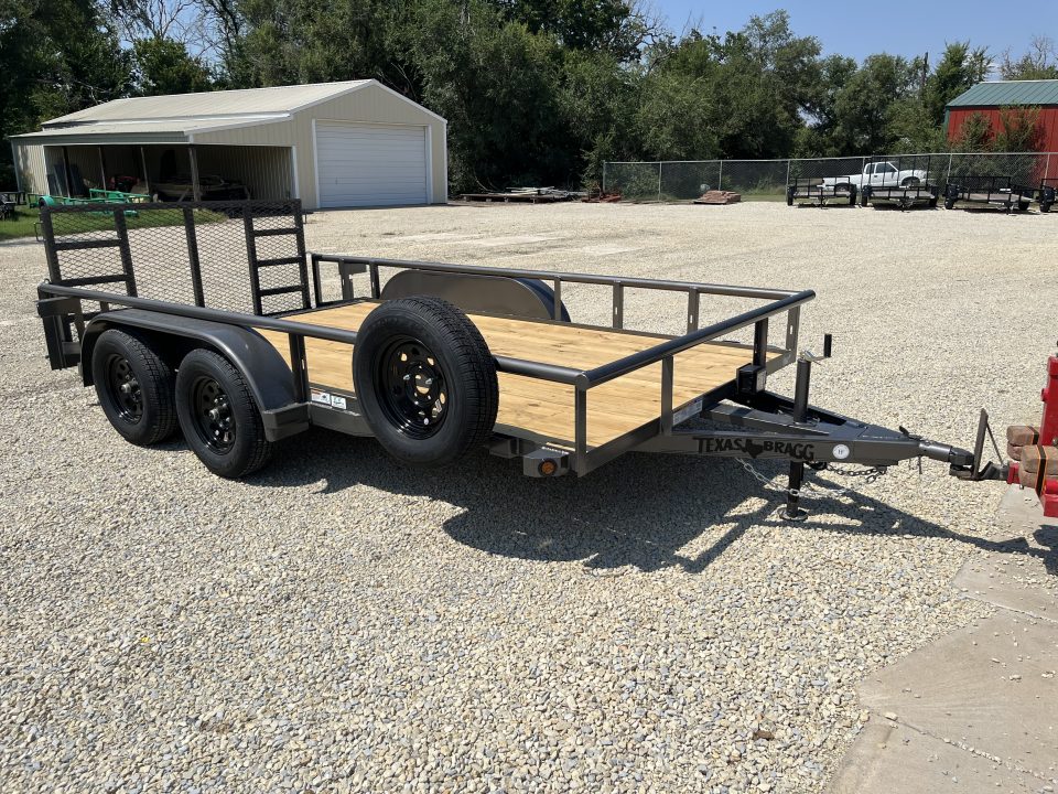 New 2026 Texas Bragg Trailers 83x14 Light Pipe Utility Trailer