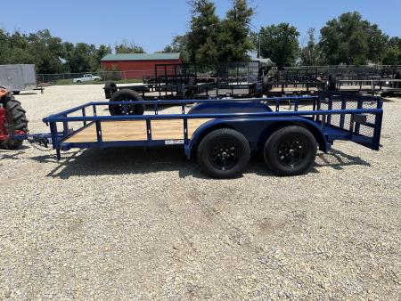 New 2026 Texas Bragg Trailers 77x14 Light Pipe Utility Trailer