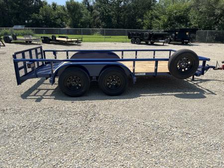 New 2026 Texas Bragg Trailers 77x14 Light Pipe Utility Trailer