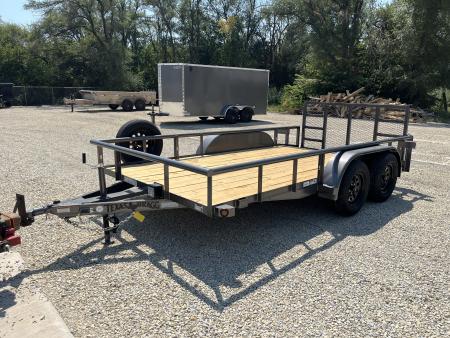 New 2026 Texas Bragg Trailers 83x14 Light Pipe Utility Trailer