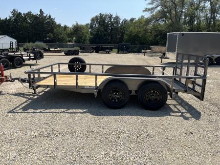 New 2026 Texas Bragg Trailers 83x14 Light Pipe Utility Trailer