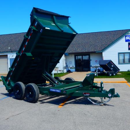 New 2026 Sure-Trac 7x12 12k Scissor Dump Trailer