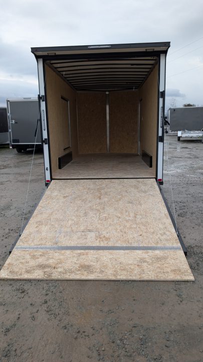 New 2026 BELMONT 7.5 x 16 V-Nose Cargo Trailer w/ Ramp Door (90" INSIDE HEIGHT!!!)