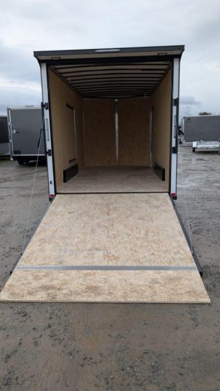 New 2026 BELMONT 7.5 x 16 V-Nose Cargo Trailer w/ Ramp Door (90" INSIDE HEIGHT!!!)
