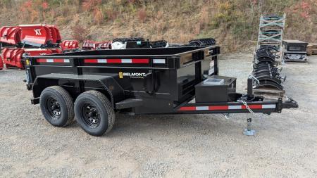 New 2026 Belmont 6x12 Lo Pro Equipment Dump w/ 3 Way Gate