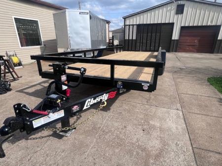 New 2026 Liberty 83x20 10K Split Gate Utility Trailer