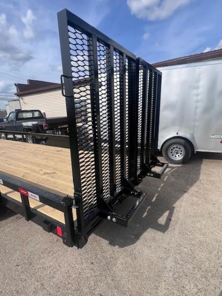 New 2026 Liberty 83x20 10K Split Gate Utility Trailer