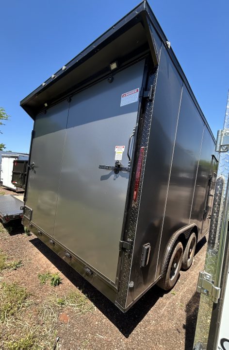 New 2026 Family Trailer 8.5x14TA3 Cargo / Enclosed Trailer- Screwless Exterior-Blackout Pkg-Rear Spoiler