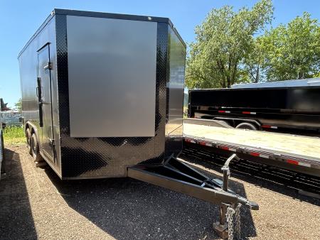 New 2026 Family Trailer 8.5x14TA3 Cargo / Enclosed Trailer- Screwless Exterior-Blackout Pkg-Rear Spoiler