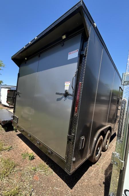 New 2026 Family Trailer 8.5x14TA3 Cargo / Enclosed Trailer- Screwless Exterior-Blackout Pkg-Rear Spoiler