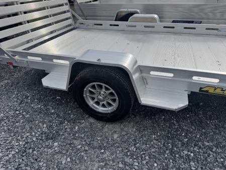 New 2027 Aluma 7712H-S-BT Bifold Gate Utility Trailer