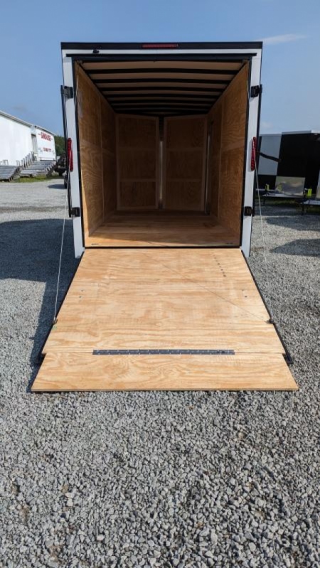 New 2026 Homesteader 7x14 Intrepid V-Nose Cargo Trailer w/ Ramp Door (84" Inside!)