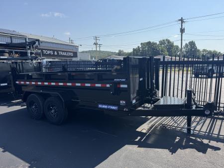 New 2026 Sure-trac Trailers HD Low Profile Dump ST-HSDU8214-140 (82 x 14, 14K TELESCOPIC)