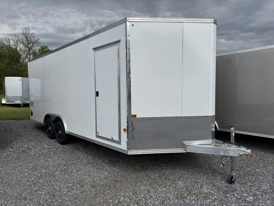 New 2026 E-Z Hauler EZEC8.5X20CH XLT PRO Car Hauler 7 FOOT 1 INTERIOR HEIGHT FREE ALUMINUM WHEEL UPGRADE