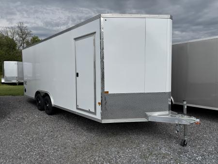 New 2026 E-Z Hauler EZEC8.5X20CH XLT PRO Car Hauler 7 FOOT 1 INTERIOR HEIGHT FREE ALUMINUM WHEEL UPGRADE