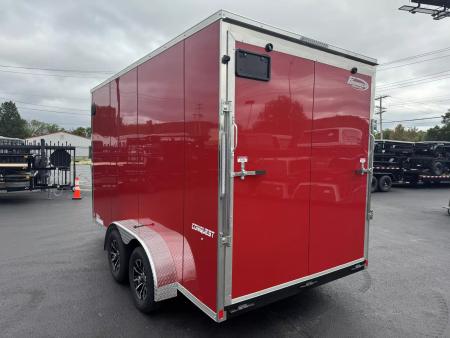 New 2026 Formula 7 x 14 Conquest Flat Top Sloped V-Nose Cargo / Enclosed Trailer