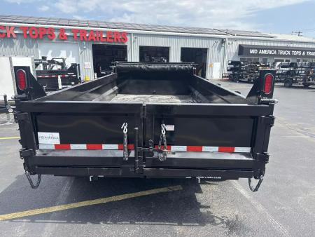 New 2026 Sure-trac Trailers 82 IN x 14 HD Low Profile Dump Trailer 14K Telescopic