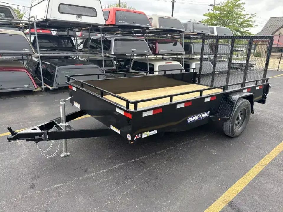 New 2025 Sure-trac Trailers 6 x 12 Steel High Side Utility 3K Idler