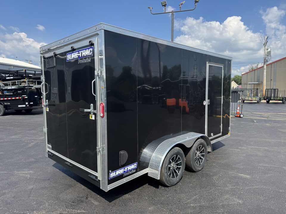 New 2026 Sure-trac Trailers 7 x 14 Pro Series Enclosed Wedge Cargo Trailer TA 7K