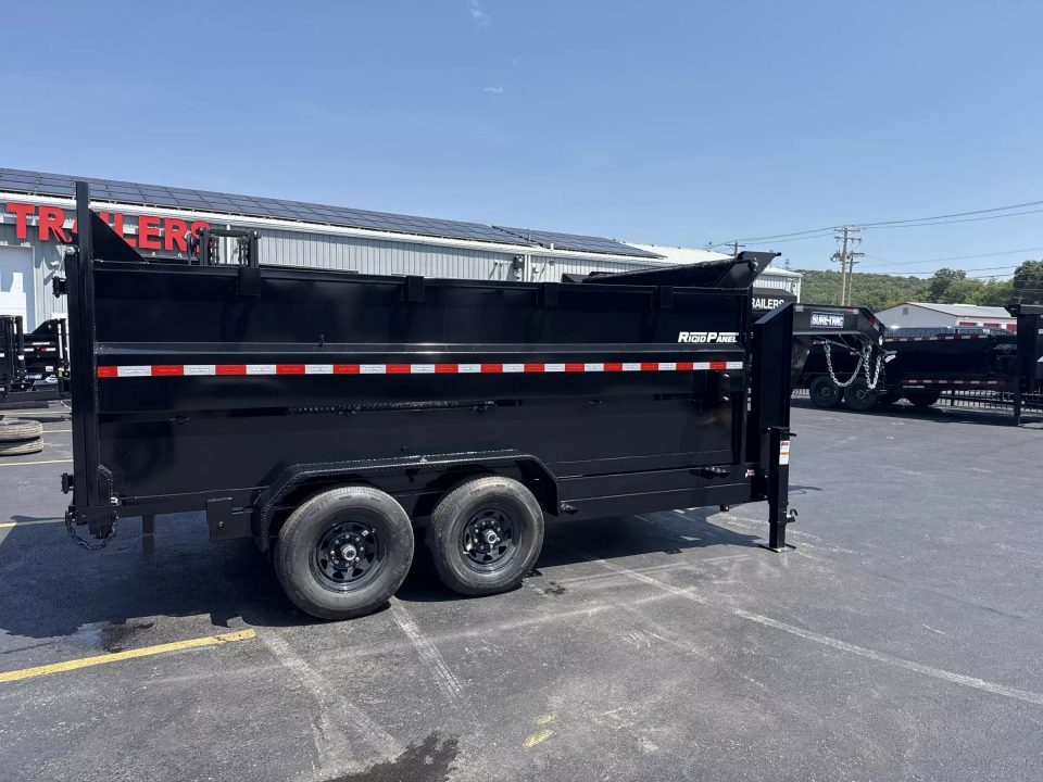 New 2026 Sure-trac Trailers 82 IN x 14 HD Low Profile Gooseneck Dump Trailer w/ 4 Ft. Sides 14K Telescopic