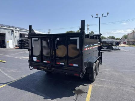 New 2026 Sure-trac Trailers 82 IN x 14 HD Low Profile Gooseneck Dump Trailer w/ 4 Ft. Sides 14K Telescopic