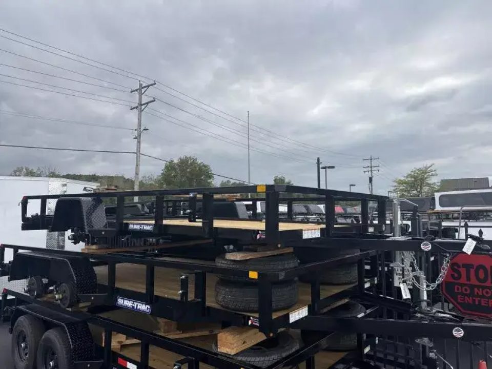 New 2026 Sure-trac Trailers 7 x 14 Tube Top Utility 3K