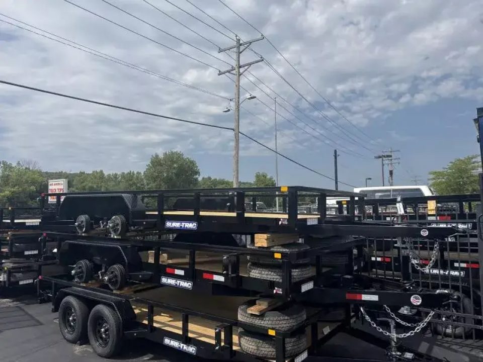 New 2026 Sure-trac Trailers 7 x 16 Tube Top Utility 7K