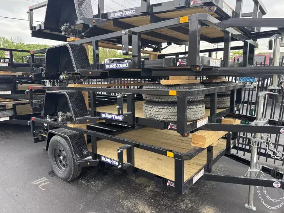 New 2025 Sure-trac Trailers 6 x 10 Tube Top Utility 3K Idler