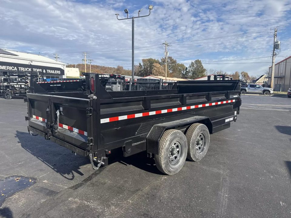 New 2026 Sure-trac Trailers 82 IN x 16 HD Low Profile Dump Trailer  14K Telesc