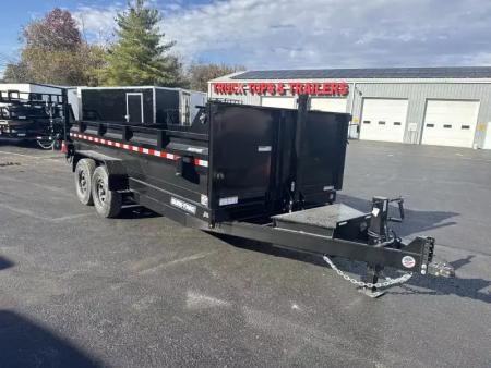 New 2026 Sure-trac Trailers 82 IN x 16 HD Low Profile Dump Trailer  14K Telesc