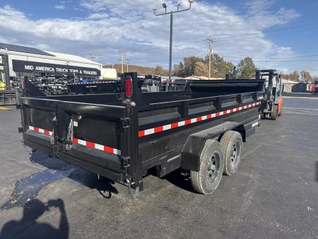 New 2026 Sure-trac Trailers 82 IN x 16 HD Low Profile Dump Trailer 14K Telescopic