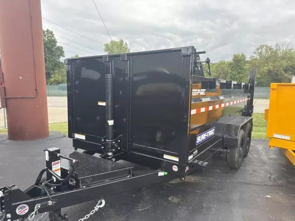 New 2026 Sure-trac Trailers 7 x 14 HD Low Profile 3ft Side Telescopic Dump 14K