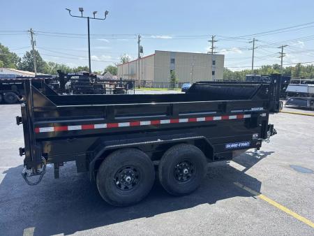 New 2026 Sure-trac Trailers 82 IN x 12 HD Low Profile Dump Trailer 12K Telescopic