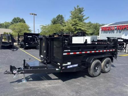 New 2026 Sure-trac Trailers 82 IN x 12 HD Low Profile Dump Trailer 12K Telescopic