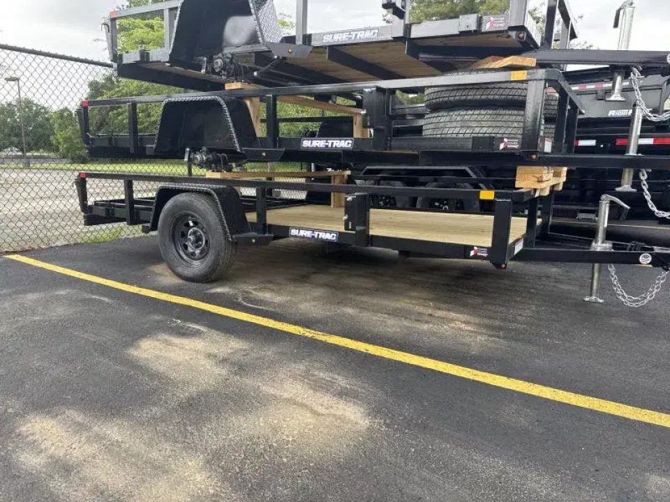 New 2025 Sure-trac Trailers 6 x 12 Tube Top Utility 3K Idler