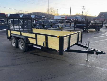 New 2025 Sure-trac Trailers 7 x 14 Tube Top Three Board 7K