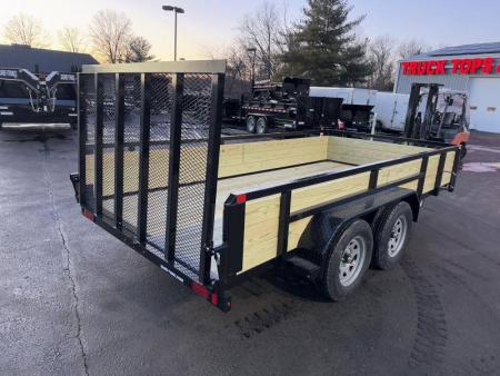 New 2025 Sure-trac Trailers 7 x 14 Tube Top Three Board 7K
