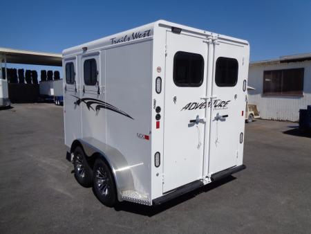 New 2027 Trails West *ADV MX II 2H * ADVENTURE MX II 2-Horse Slant Load Horse Trailer