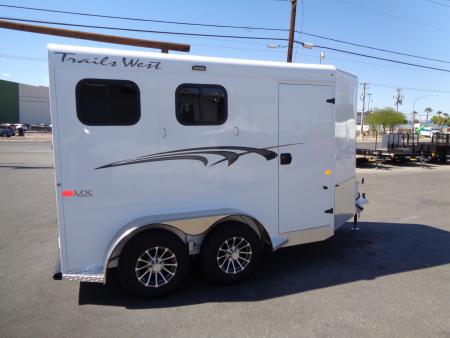 New 2027 Trails West *ADV MX II 2H * ADVENTURE MX II 2-Horse Slant Load Horse Trailer