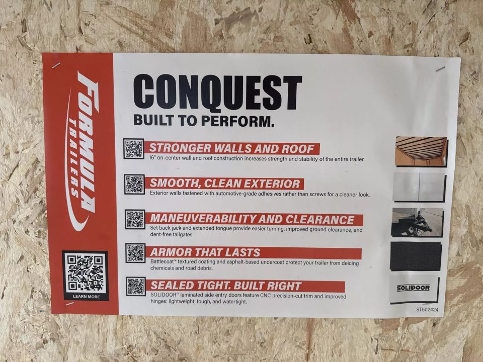 New 2026 Formula 7 x 16 2026 Formula Trailers Conquest Cargo / Enclosed Trailer