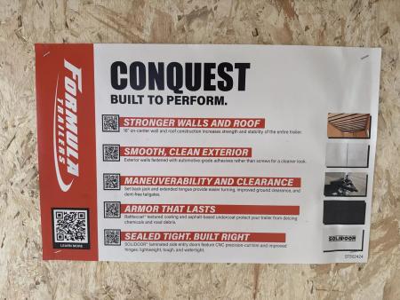 New 2026 Formula 7 x 16 2026 Formula Trailers Conquest Cargo / Enclosed Trailer