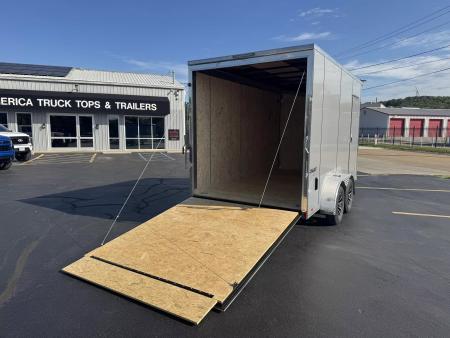 New 2026 Formula 7 x 14 Conquest Flat Top Sloped V-Nose Cargo / Enclosed Trailer