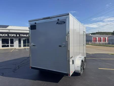 New 2026 Formula 7 x 14 Conquest Flat Top Sloped V-Nose Cargo / Enclosed Trailer